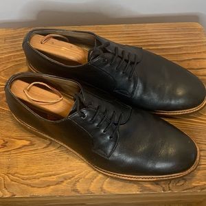 Gordon Rush "Hester" Black Leather Oxfords Shoes Mens Size 9.5W.